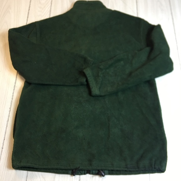 Alpine Tek by Palmetto's Fleece Pullover Women’s M Full Zip Green Cozy - Picture 3 of 8